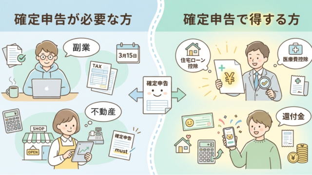 確定申告の義務と権利（アイキャッチ画像）