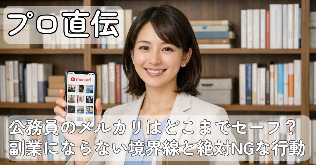 アイキャッチ（メルカリは副業？）